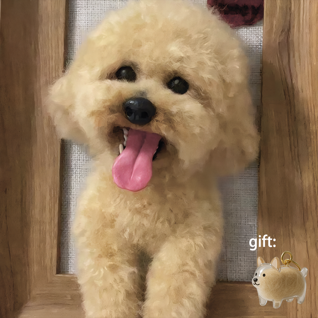 wool felt pet Frame