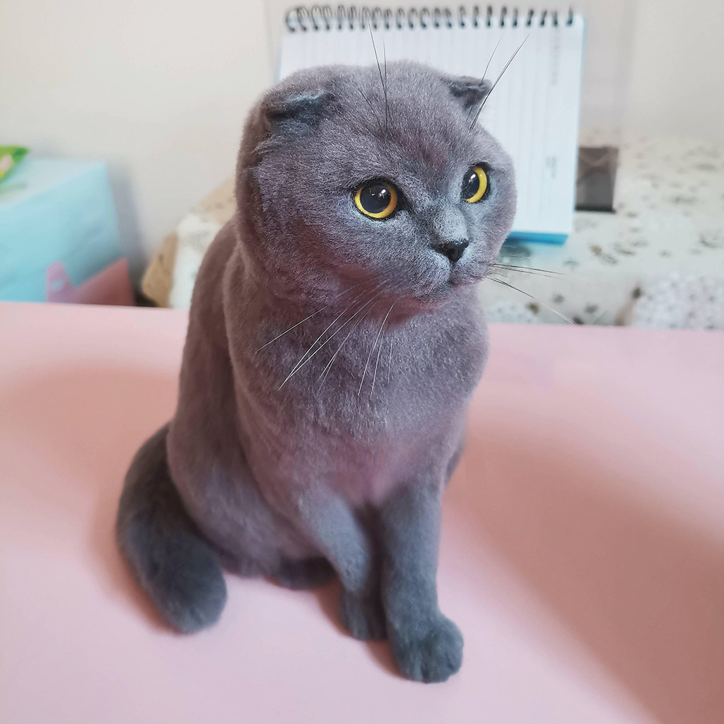 Wool Felt Cat